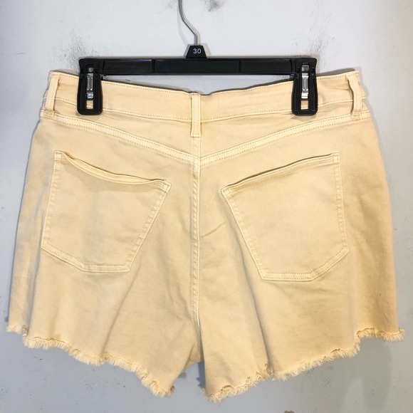 Lauren Conrad Yellow Button Fly Shorts - Picture 5 of 5